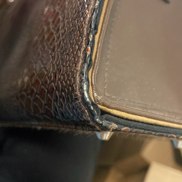 Miche alligator & shell purse Guc 11.5" x 7" x 4" - Picture 12 of 17